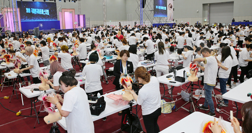 2019년 행사 모습. 사진=대한미용사회중앙회