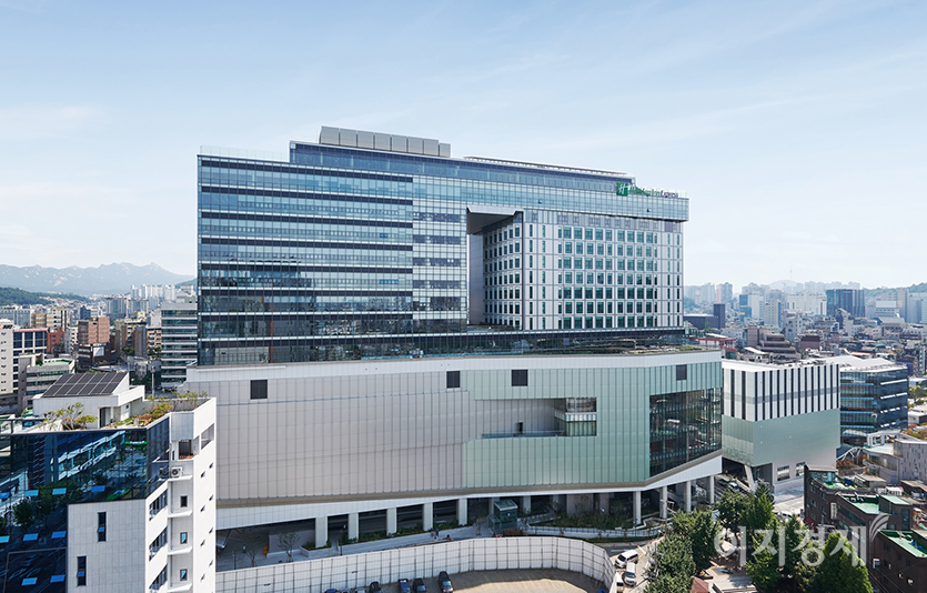 애경산업도 ‘2021년 ESG 평가’에서 우수 등급인 ‘A’를 획득했다.  애경산업 회사 전경. 사진=애경산업