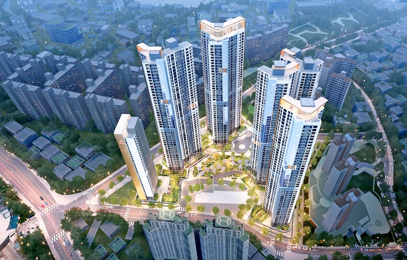 현대엔지니어링이 경기 ’남양주 덕소5A구역 도시환경정비사업‘ 시공사로 선정됐다. 남양주 덕소5A구역 도시환겨정비사업 조감도. 사진=현대엔지니어링