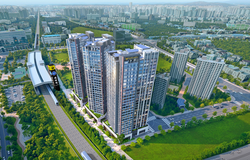 경기 오산 세마역 롯데캐슬 트라움 조감도. 사진=롯데건설