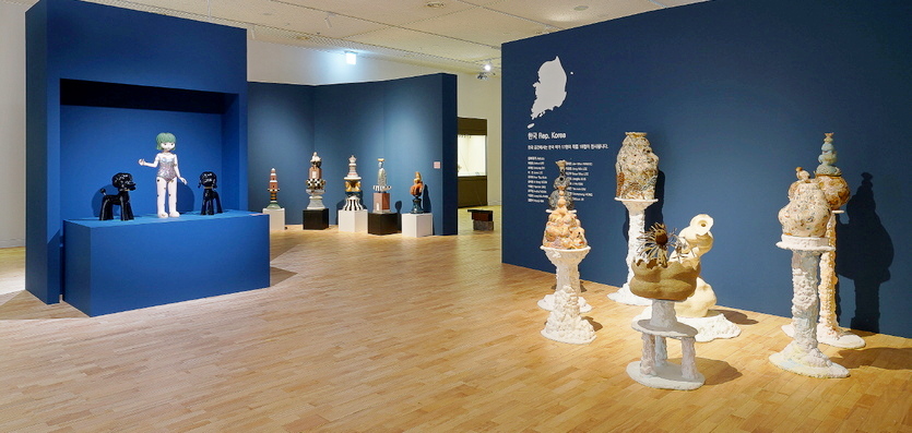 경기세계도자비엔날레 국제공모전 전시장 전경. 사진=경기세계도자비엔날레 조직위