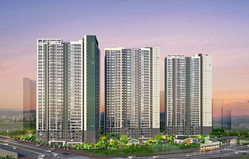 펜타힐즈 푸르지오 2차 투시도, 사진=대우건설