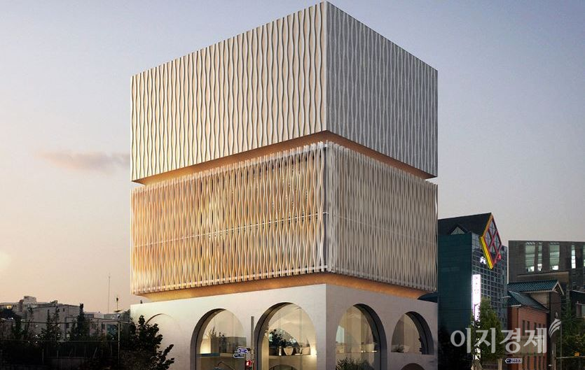 KB금융 압구정 플래그십 PB센터 조감도. 사진=KB금융그룹