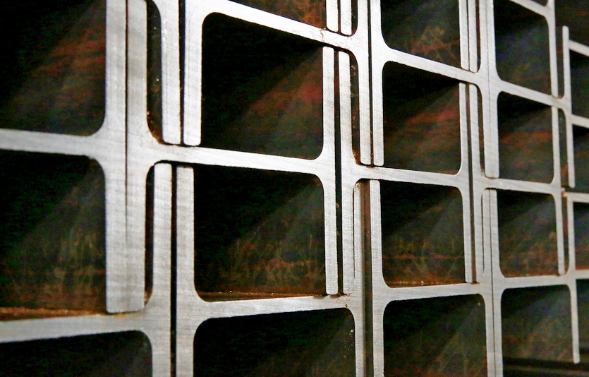 GR 인증을 받은 동국제강 형강 제품. 사진=동국제강