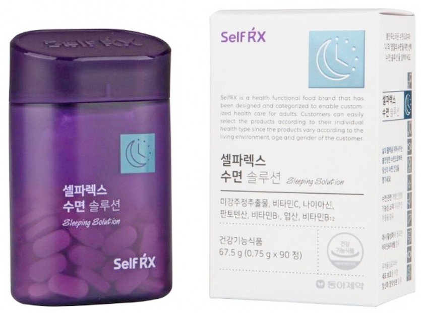 동아제약이 숙면에 도움을 줄 수 있는 건강기능식품 ‘셀파렉스 수면솔루션’을 선보였다. 사진=동아제약