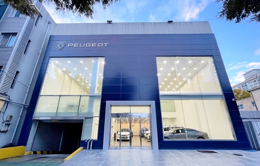 한불모터스는 푸조 광주전시장을 새로 마련하고, 호남권 판매를 강화한다. 사진=한불모터스