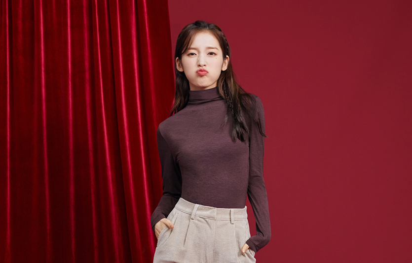 BYC는 본격적인 겨울 날씨에 기능성 발열의류를 활용한 일상패션을 선보인다. BYC 기능성 발열의류 보디히트 착장 모습. 사진=BYC