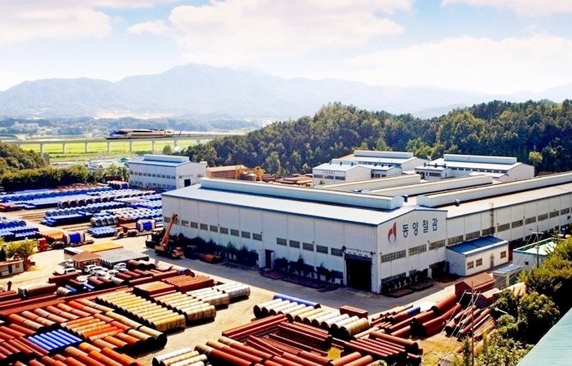 동양철관은 3분기 매출이 줄면서 영업손실과 순손실을 기록하는 등 적자 전환했다. 충남 천안 동양철관. 사진=KBI그룹