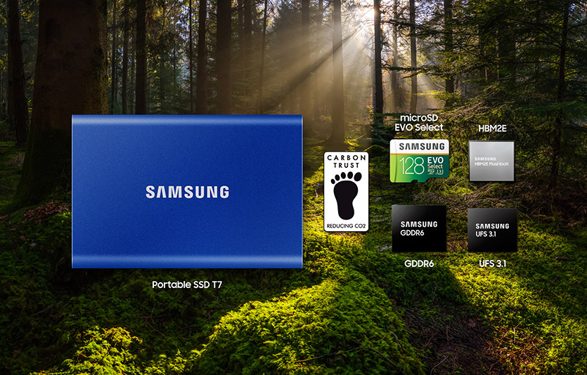 삼성전자가 메모리, 시스템 반도체 뿐 아니라 친환경차 시대를 맞아 LED 제품까지 ‘탄소 발자국’ 인증을 획득했다. 사진=삼성전자