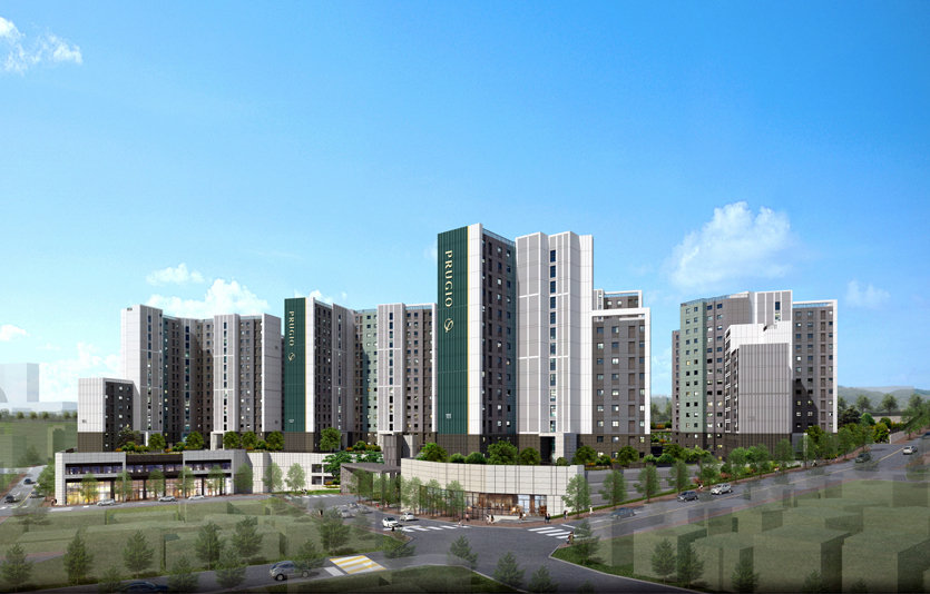 대우건설의 '동대구 푸르지오 브리센트' 투시도