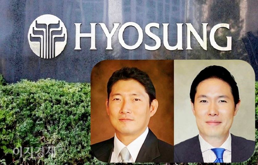 효성 (왼쪽부터)조현준 회장과 조현상 부회장이 친환경 사업으로 올해 사상 최고 실적에 도전한다. 사진=이지경제, 효성