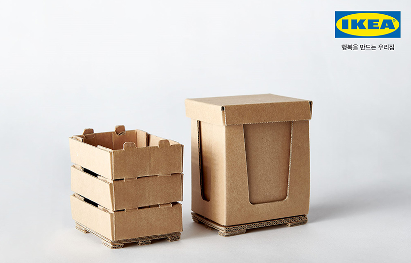 이케아는 2028년까지 플라스틱 포장재 사용을 중단한다고 밝혔다. 사진=이케아