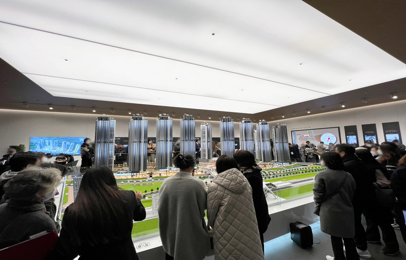 힐스테이트 더 운정 견본주택 내부