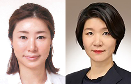 (왼쪽부터) 최경은 DMBio 대표이사 사장, 박윤이 아벤종합건설 대표이사 사장. 사진=동아쏘시오그룹