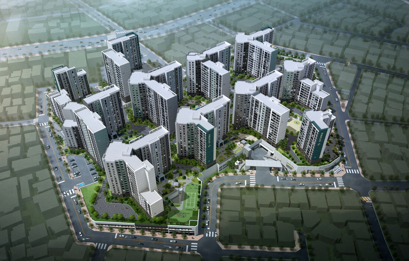 동대구 푸르지오 브리센트 조감도