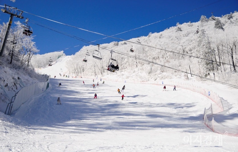 부영그룹 무주덕유산리조트 스키장이 5일 개장해 동계 시즌을 시작한다. 사진=부영그룹
