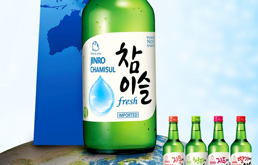 하이트진로는 2020년 7월부터 올해 6월까지 소주 등 1억달러 이상을 수출했다. 사진=하이트진로