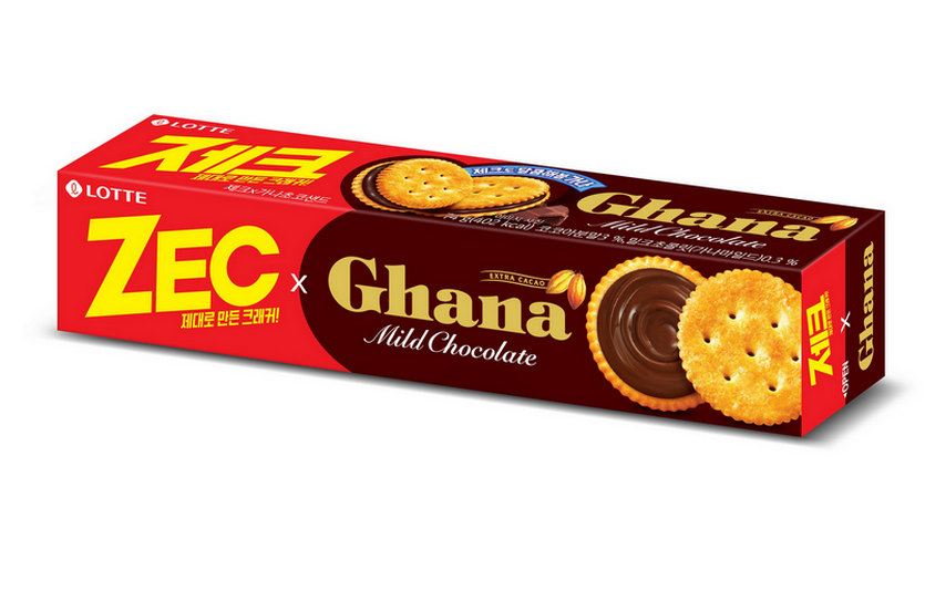 롯데제과가 출시한 ‘제크×가나초코샌드’. 사진=롯데제과