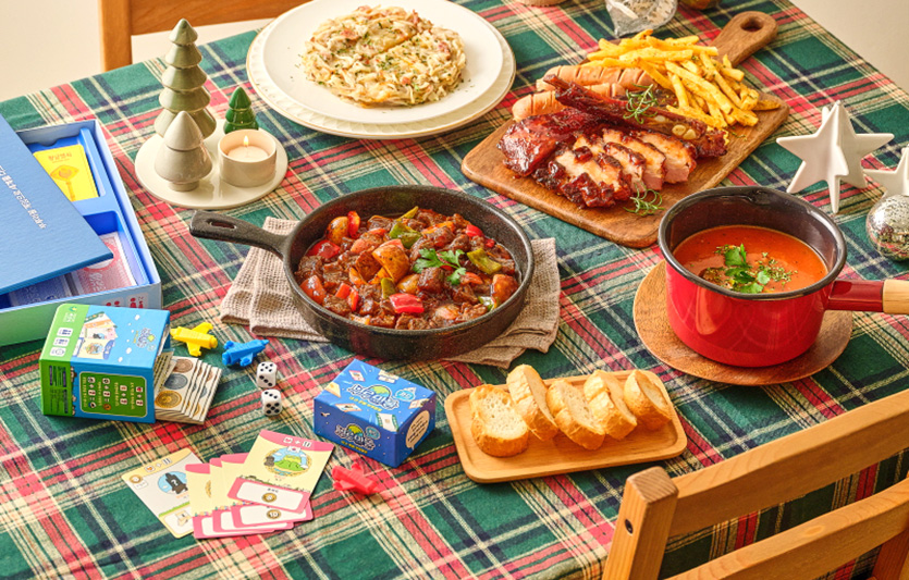 테이스티나인이 ‘방구석 미식여행’을 테마로 하는 ‘부루마불’ 협업 신상품 7종을 출시한다. 사진=테이스티나인