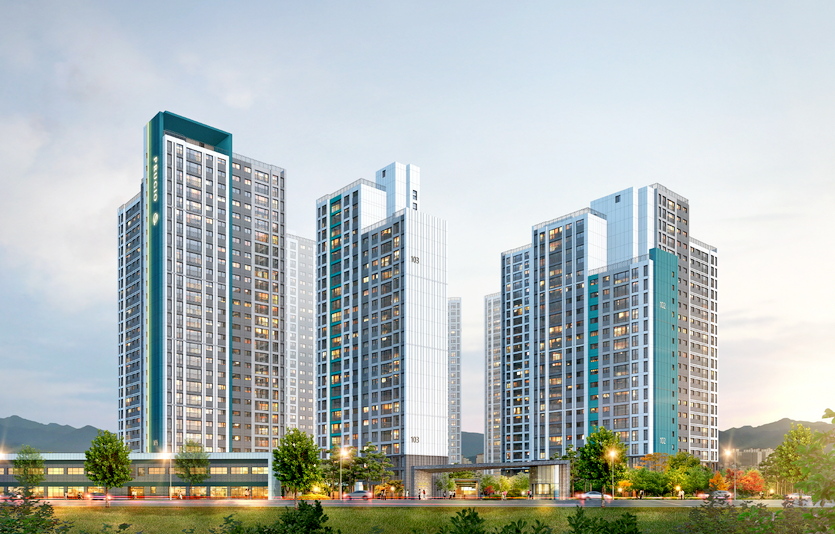 김천 푸르지오 더 퍼스트 투시도. 사진=대우건설