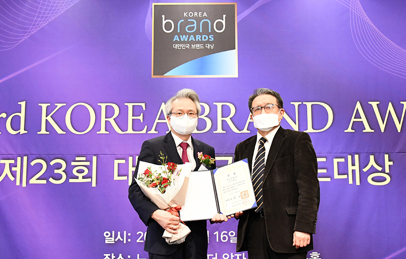 한미약품은 산업통상자원부 주최 ‘제23회 대한민국브랜드대상’ 시상식에서 ‘대통령상(대상)’을 수상했다. 사진=한미약품