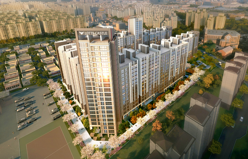 수원 권선 삼천리 2차 새단장사업 조감도. 사진=롯데건설