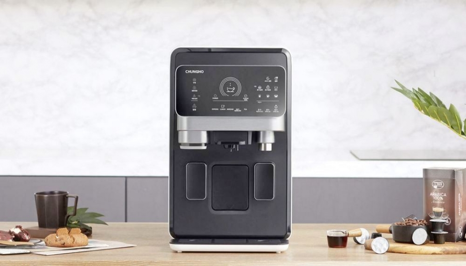 청호 커피머신 얼음정수기, 에스프레카페. 사진=청호나이스