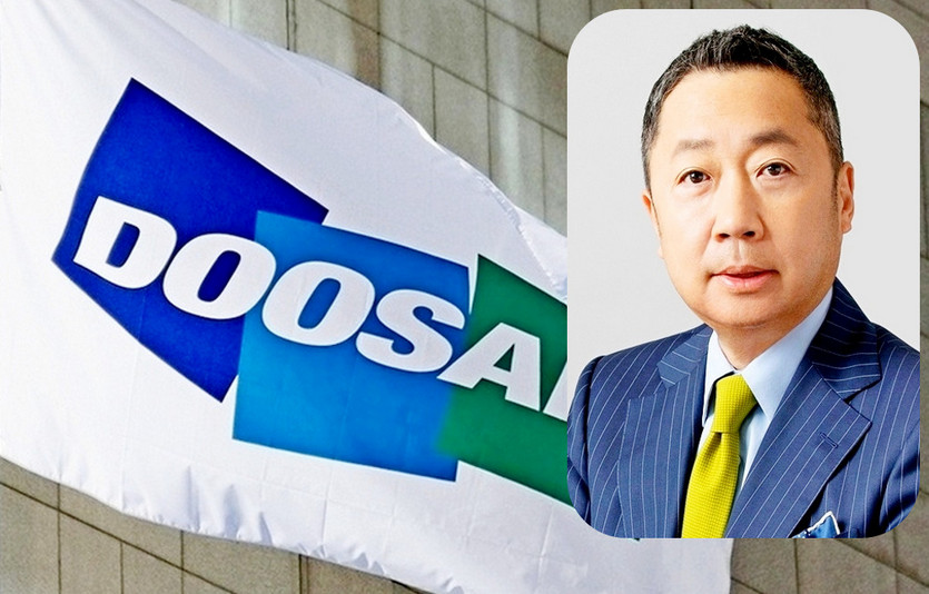 박정원 회장은 “계열사가 수소산업 의미 있는 성과를 거두고 있다. 앞으로 수소태스크포스를 통해 보다 높은 목표를 제시하고, 두산의 수소역량을 결집할 수 있는 전략을 통해 세계 시장을 선점할 것”이라고 강조했다. 사진=정수남 기자, 두산