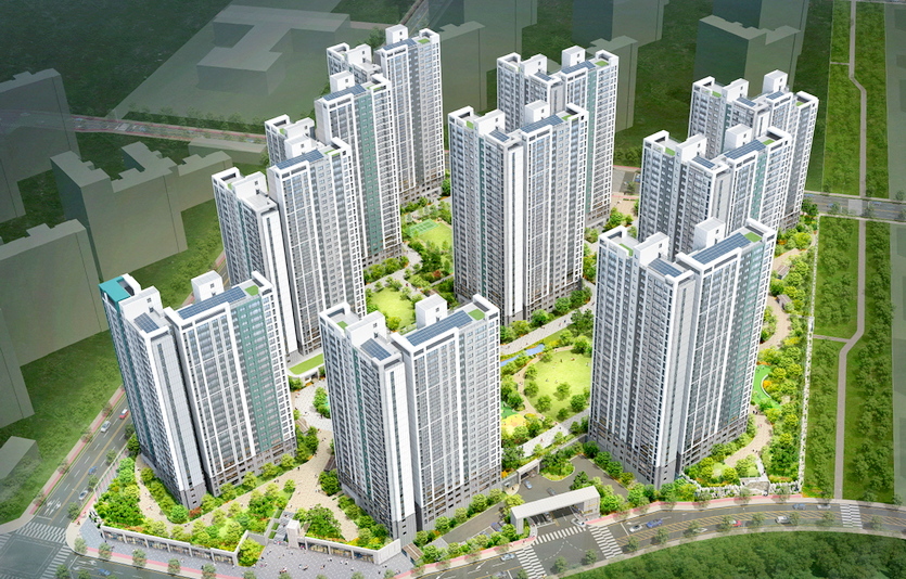 대우건설이 짓는 음성 푸르지오 더 퍼스트 조감도. 사진=대우건설