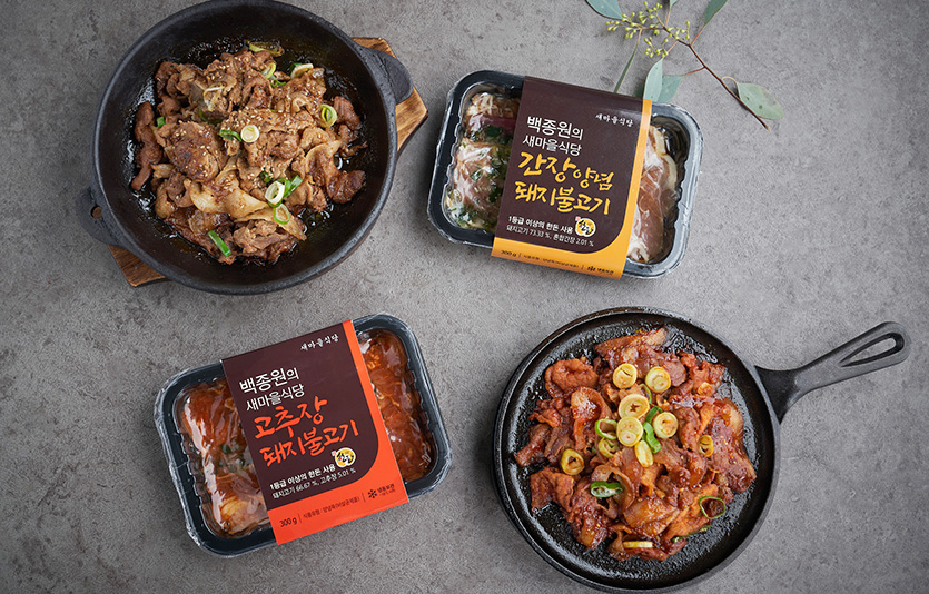 CJ온스타일이 외식 프랜차이즈 전문기업 ‘더본코리아’와 손잡고 ‘새마을식당 한돈 돼지 불고기’를 업계 단독으로 선보인다. 사진=CJ온스타일