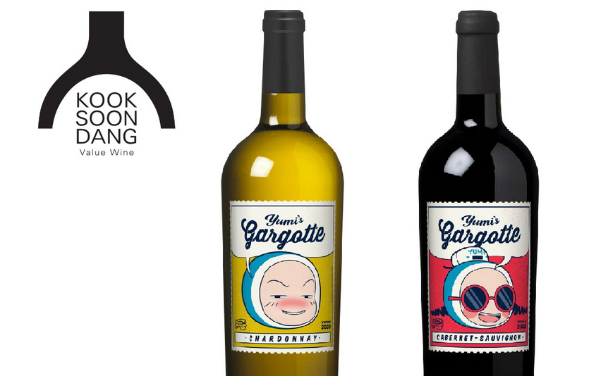 국순당이 새롭게 선보일 예정인 '유미의 세포들' 와인. 사진=국순당