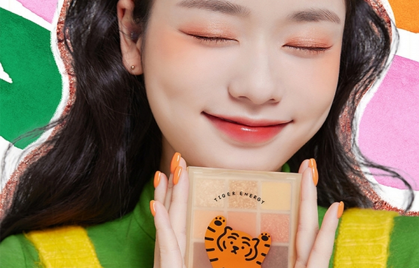 화장품브랜드 에뛰드가 무직타이거와 손잡고 '무직타이거컬렉션'을 출시했다. 사진=에뛰드하우스