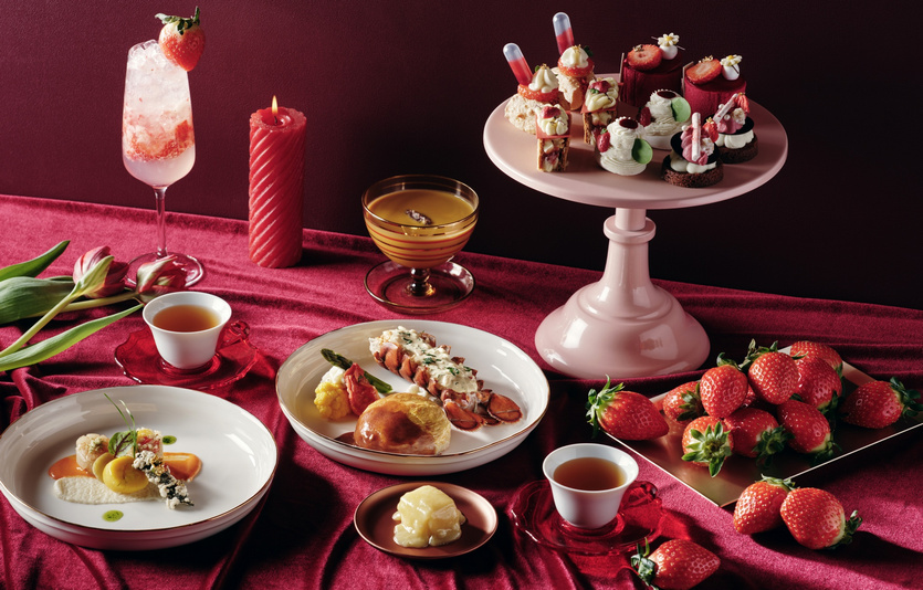인터컨티넨탈호텔은 딸기를 테마로 한 '스트로베리 고메 부티크' 행사를 개최한다. 사진=인터컨티넨탈호텔