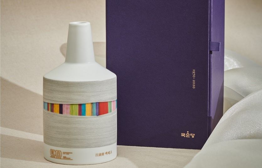 국순당은 전통주 연구 50년 비법을 응축한 '백세고百歲膏'를 한정판으로 출시한다. 사진=국순당