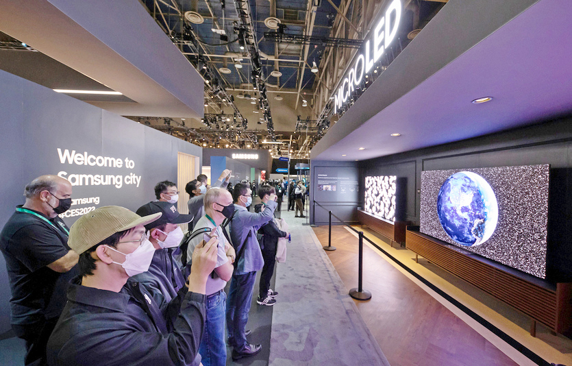 마이크로 LED. 사진=삼성전자