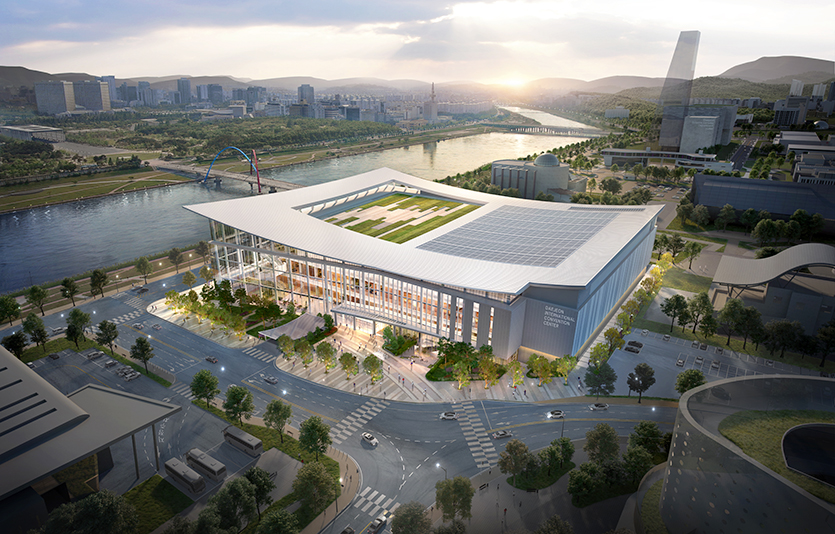 4월 개관할 대전컨벤션센터 제2전시장 조감도. 사진=대전관광공사