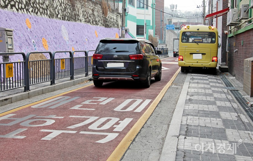 어린이집 차량도, 사진=정윤서 기자