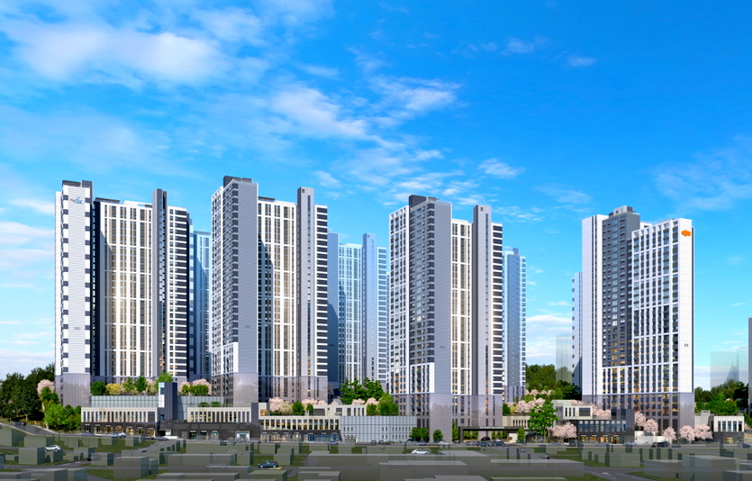 안양 어반포레 자연&e편한세상 조감도. 사진=DL이앤씨