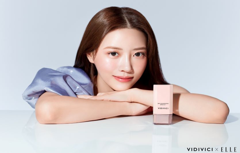 비디비치는 러블리즈의 '미주'를 '스킨일루미네이션'의 모델로 발탁했다. 사진=비디비치