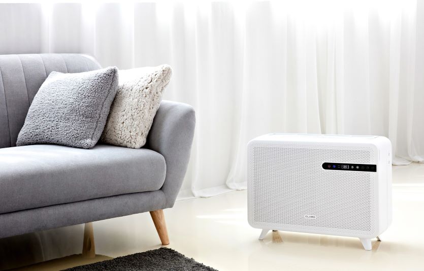 현대렌탈케어는 공기청정기에 살균기능을 더한 '클라로듀오 공기살균기'를 출시했다. 사진=현대렌탈케어