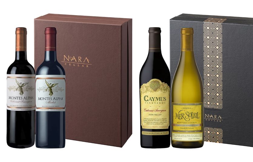 나라셀라는 칠레산 몬테스 등 다양한 수요에 맞춰 선물세트를 구성했다. 사진=나라셀라
