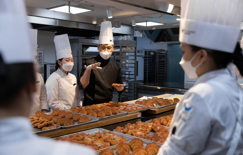 SPC그룹이 서울 신대방동 SPC미래창조원에서 ‘2021년도 하반기 SPC기업대학 수료식’을 최근 가졌다. 사진=SPC