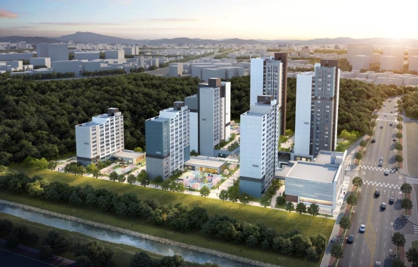 과천과 남양주 별내에 최장 30년까지 거주할 수 있는 통합공공임대주택이 공급된다. 과천에 공급되는 통합공공임대주택 조감도. 사진=LH