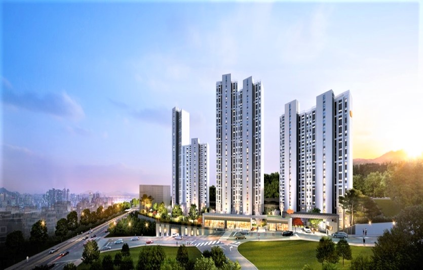 부산 한독아파트 소규모재건축사업’ 투시도. 사진=DL건설