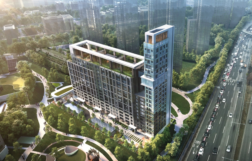 청담신동아아파트 리모델링사업 조감도. 사진=롯데건설