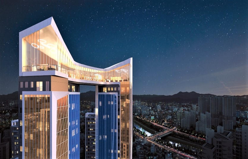 대구 봉덕1동 재개발사업 ‘스카이 커뮤니티’ 조감도. 사진=현대건설