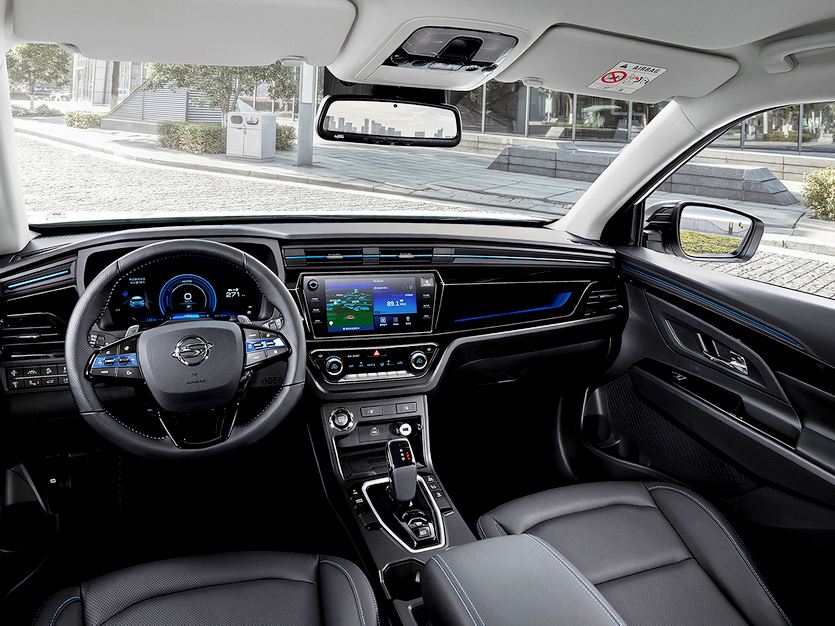 코란도 이모션 1열. 사진=쌍용차