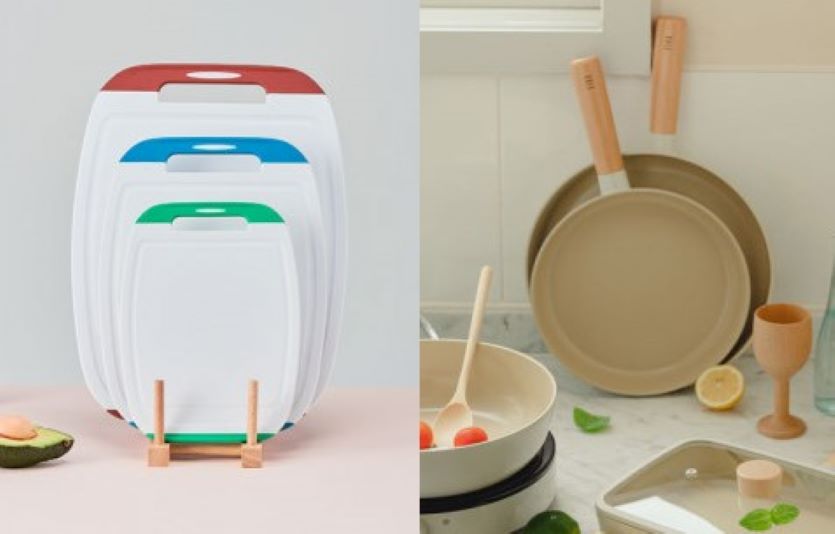 네오플램의 항균도마와 세라믹코팅 쿡웨어가 2021 세계일류상품’에 선정됐다. 사진=네오플램