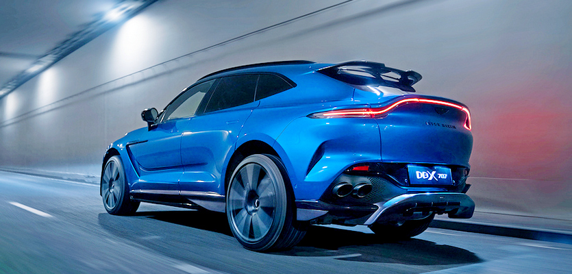 영국 애스턴마틴이 강력한 주행 성능을 갖춘 SUV 애스턴마틴 DBX707을 공개했다. 사진=기흥인터내셔널