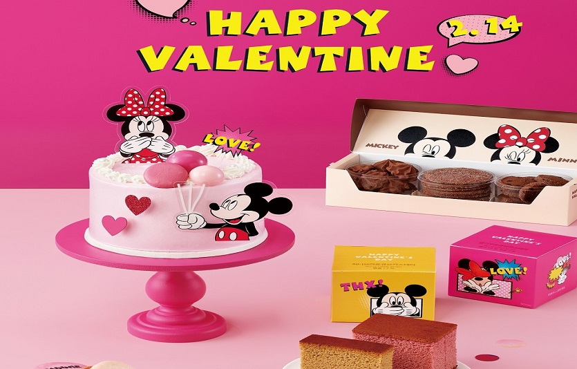 뚜레쥬르가 발렌타인데이에 맞춰 디즈니캐릭터와 협업한 제품을 출시했다. 사진=뚜레쥬르